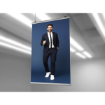 Standard plakatų laikikliai 120 cm - sidabras - Image 2