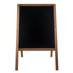 Medinis reklaminis lauko stovas Classic M (60x100 cm) - rudos - Image 2