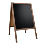 Medinis reklaminis lauko stovas Classic M (60x100 cm) - rudos - Image 3