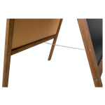 Medinis reklaminis lauko stovas Classic M (60x100 cm) - rudos - Image 4