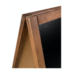 Medinis reklaminis lauko stovas Classic M (60x100 cm) - rudos - Image 5