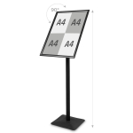 Info/meniu Premium stovas juodas - A2 - Image 11