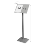 Info/meniu Premium stovas sidabrinis - A3 - Image 7