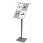 Info/meniu Premium stovas sidabrinis - A2 - Image 9