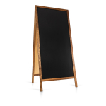 Medinis reklaminis lauko stovas Classic XL (72x160 cm) - rudos - Image 2