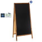 Medinis reklaminis lauko stovas Classic XL (72x160 cm) - rudos - Image 6
