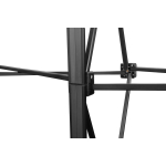 Parodos sienelė Black Pro Magnetic Pop Up 3x3 lenkta į lagaminas parodų stendas - Image 3
