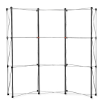 Parodos sienelė Premium Magnetic Pop Up 3x3 lenkta į lagaminas parodų stendas - Image 11
