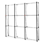 Parodos sienelė Premium Magnetic Pop Up 3x3 tiesi į lagaminas parodų stendas - Image 11