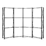 Parodos sienelė Black Pro Magnetic Pop Up 3x4 lenkta į lagaminas parodų stendas - Image 11