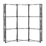 Parodos sienelė Black Pro Magnetic Pop Up 3x3 lenkta į lagaminas parodų stendas - Image 11