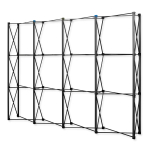 Parodos sienelė Black Pro Magnetic Pop Up 3x4 tiesi į lagaminas parodų stendas - Image 11