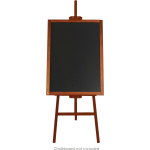 Medinis molbertas - raudonmedis - Image 6