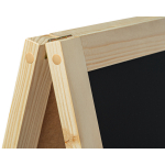 Medinis reklaminis lauko stovas Classic S (51x90 cm) - natūralus - Image 2
