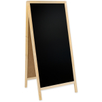 Medinis reklaminis lauko stovas Classic XL (72x160 cm) - natūralus - Image 4