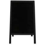 Medinis reklaminis lauko stovas Classic S (51x90 cm) - juoda - Image 5