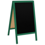 Medinis reklaminis lauko stovas Classic S (51x90 cm) - žalias - Image 4