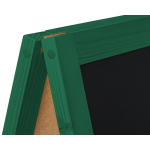 Medinis reklaminis lauko stovas Classic L (61x118 cm) - žalias - Image 2
