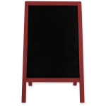Medinis reklaminis lauko stovas Classic S (51x90 cm) - raudona - Image 3