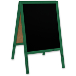 Medinis reklaminis lauko stovas Classic M (60x100 cm) - žalias - Image 5