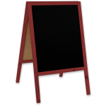 Medinis reklaminis lauko stovas Classic M (60x100 cm) - raudona - Image 4
