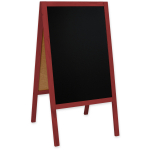 Medinis reklaminis lauko stovas Classic L (61x118 cm) - raudona - Image 4