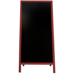 Medinis reklaminis lauko stovas Classic XL (72x160 cm) - raudona - Image 2