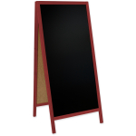 Medinis reklaminis lauko stovas Classic XL (72x160 cm) - raudona - Image 3