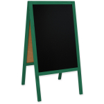 Medinis reklaminis lauko stovas Classic L (61x118 cm) - žalias - Image 6