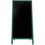 Medinis reklaminis lauko stovas Classic XL (72x160 cm) - žalias - Image 3