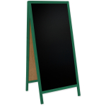 Medinis reklaminis lauko stovas Classic XL (72x160 cm) - žalias - Image 4