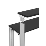 Parodų stalas LED BOX™ su lentyna - Image 2
