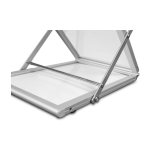Brošiūrų stovas Montana A4 į lagaminą SOLID - sidabras - Image 3