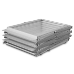 Brošiūrų stovas Montana A4 į lagaminą SOLID - sidabras - Image 5
