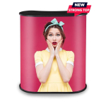 Parodų stalas Promo 2 su lentyna - TVIRTAS STALVIRŠIS - Image 1