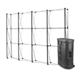 Parodos sienelė Premium Magnetic Pop Up 3x4 tiesi į lagaminas parodų stendas - Image 1