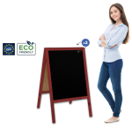 Medinis reklaminis lauko stovas Classic M (60x100 cm) - raudona - Image 1