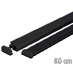 Standard plakatų laikikliai 60 cm - juoda - Image 1