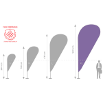 Standard Plus stiebas XL - 550 cm - Image 1